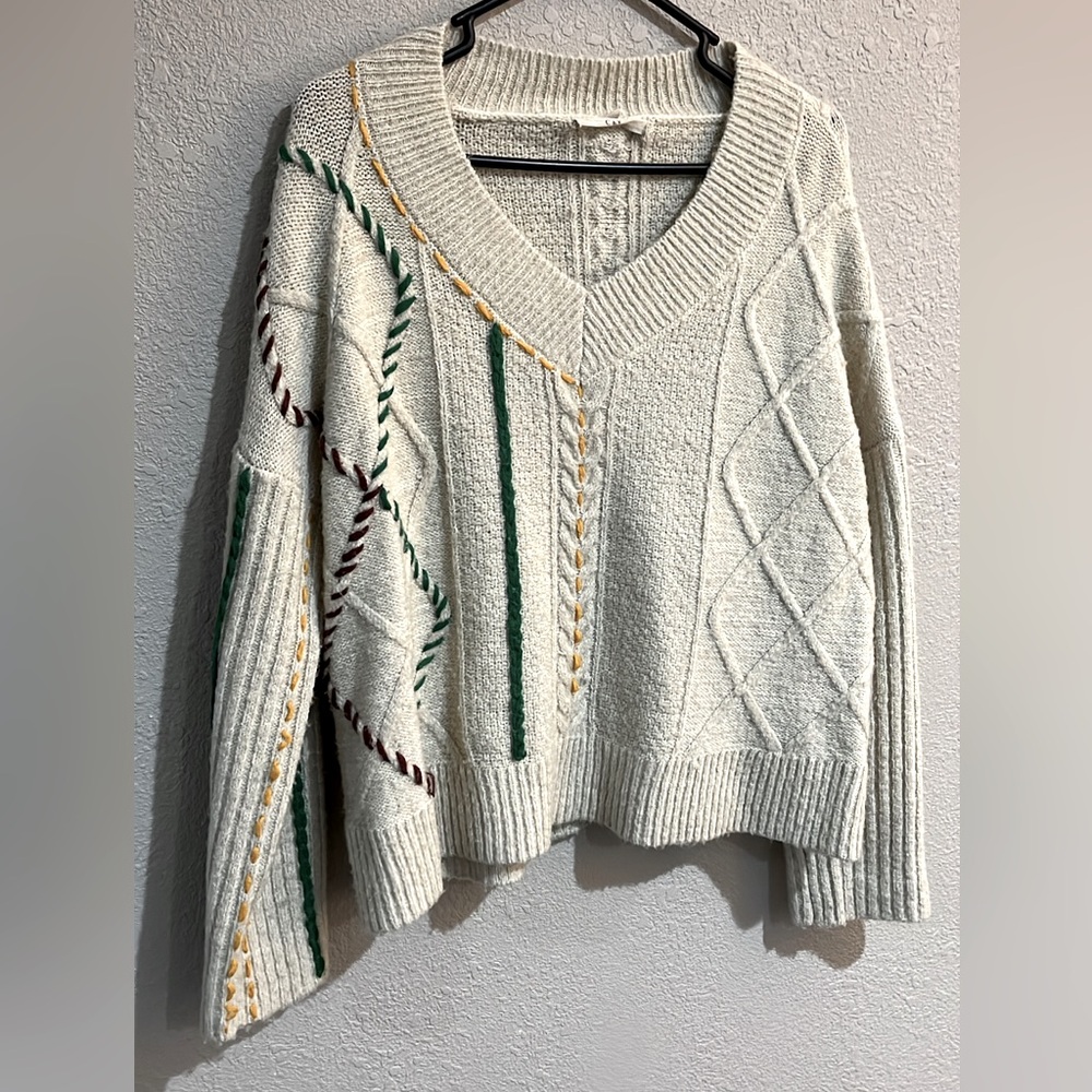Chelsea and Violet knit sweater
